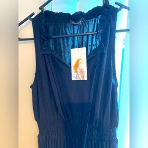 Pretty Garden Women`s summer Dress, Size S, Blacl